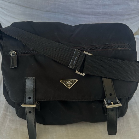 Vintage Prada Tessuto Messenger Bag - Picture 1 of 2